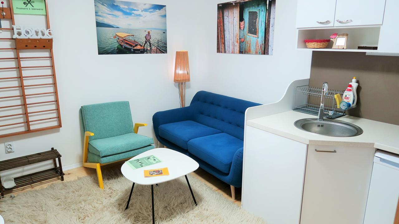 Sirma'S Unique Artsy Modern Quiet 1-Bdrm In The Heart Of Skopje Leilighet Eksteriør bilde